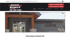 Desktop Screenshot of brainerdglass.net